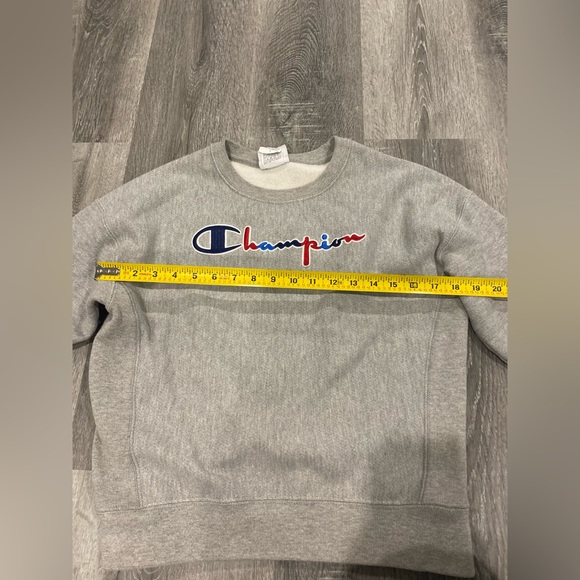 Women's Crew Neck Chenille Reverse Weave Sweatshirt Champion Size S - Picture 9 of 12